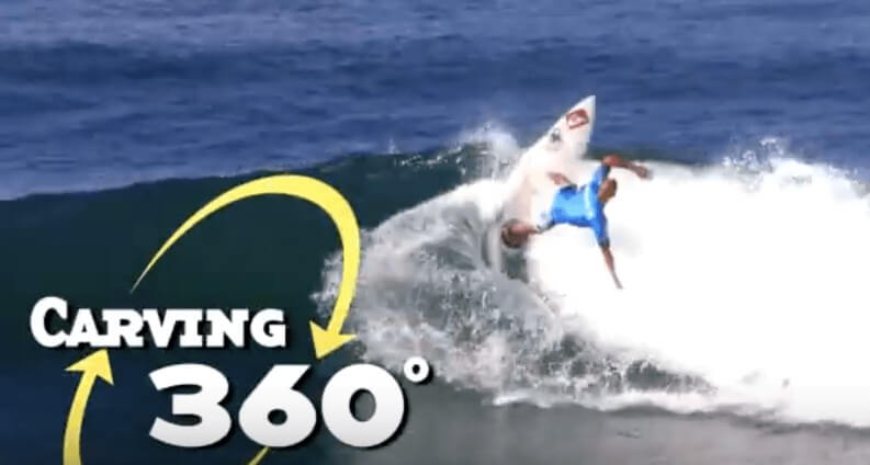 オシャレな技「カービング360°」のやり方をケリー・スレーターが解説
